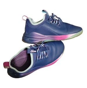 Clove Classic Shoes Sneakers Healthcare Nursing Leopard Artic Navy Size 8 Womens